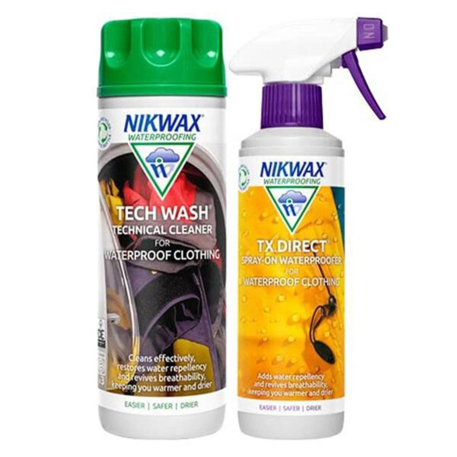 Nikwax Twin 300 ml Tech Wash TX Direct Temizlik ve Su Geçirmezlik Spreyi