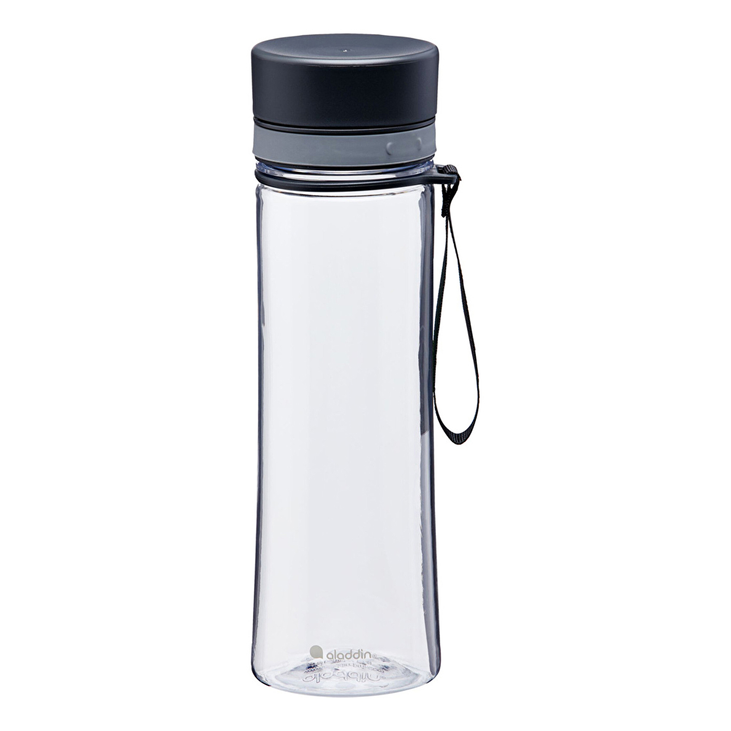 Aladdin Aveo Water Bottle 0.6L Clear&amp;Grey  Matara