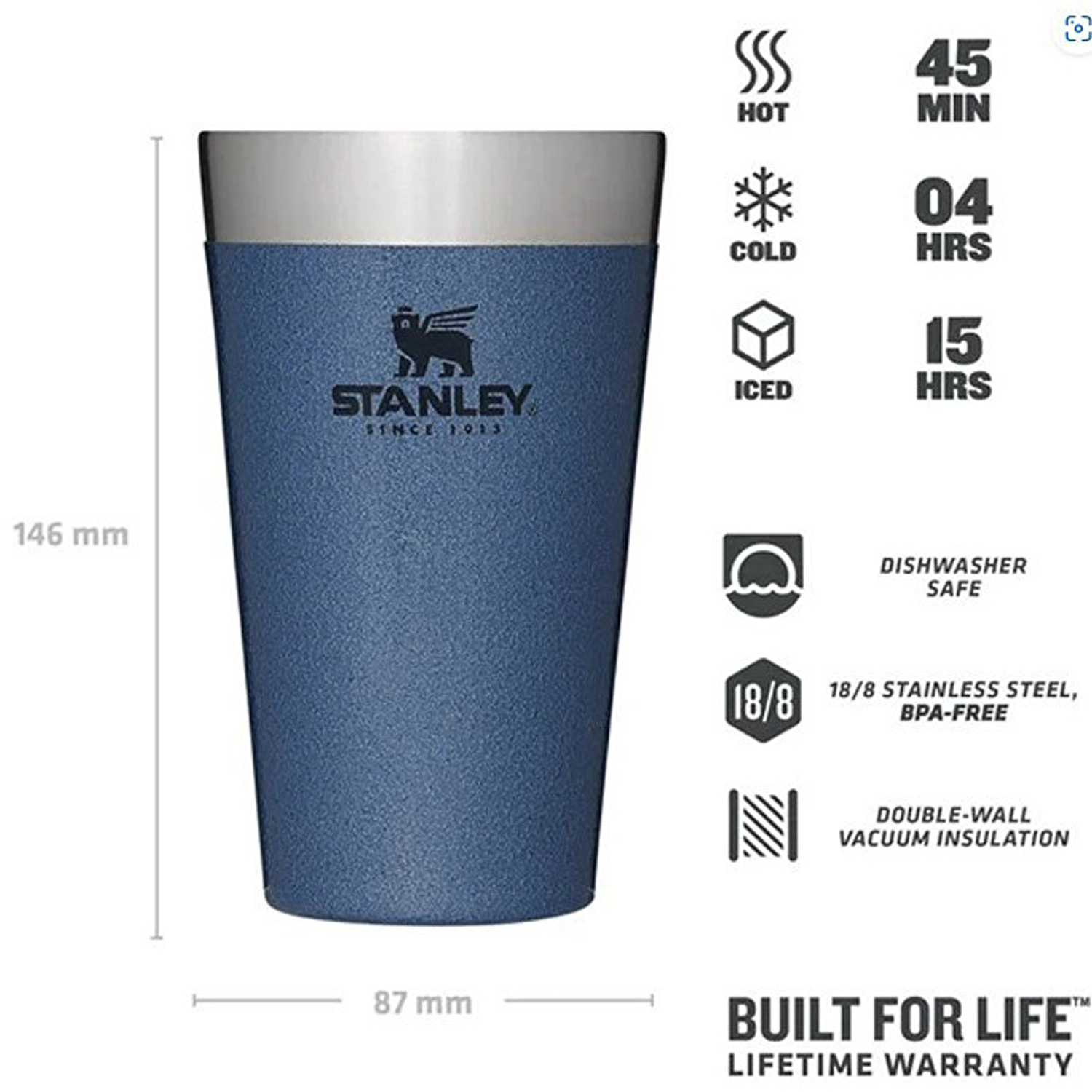 Stanley Adventure Vakumlu 0.47 Lt  Soğuk İçecek Bardağı