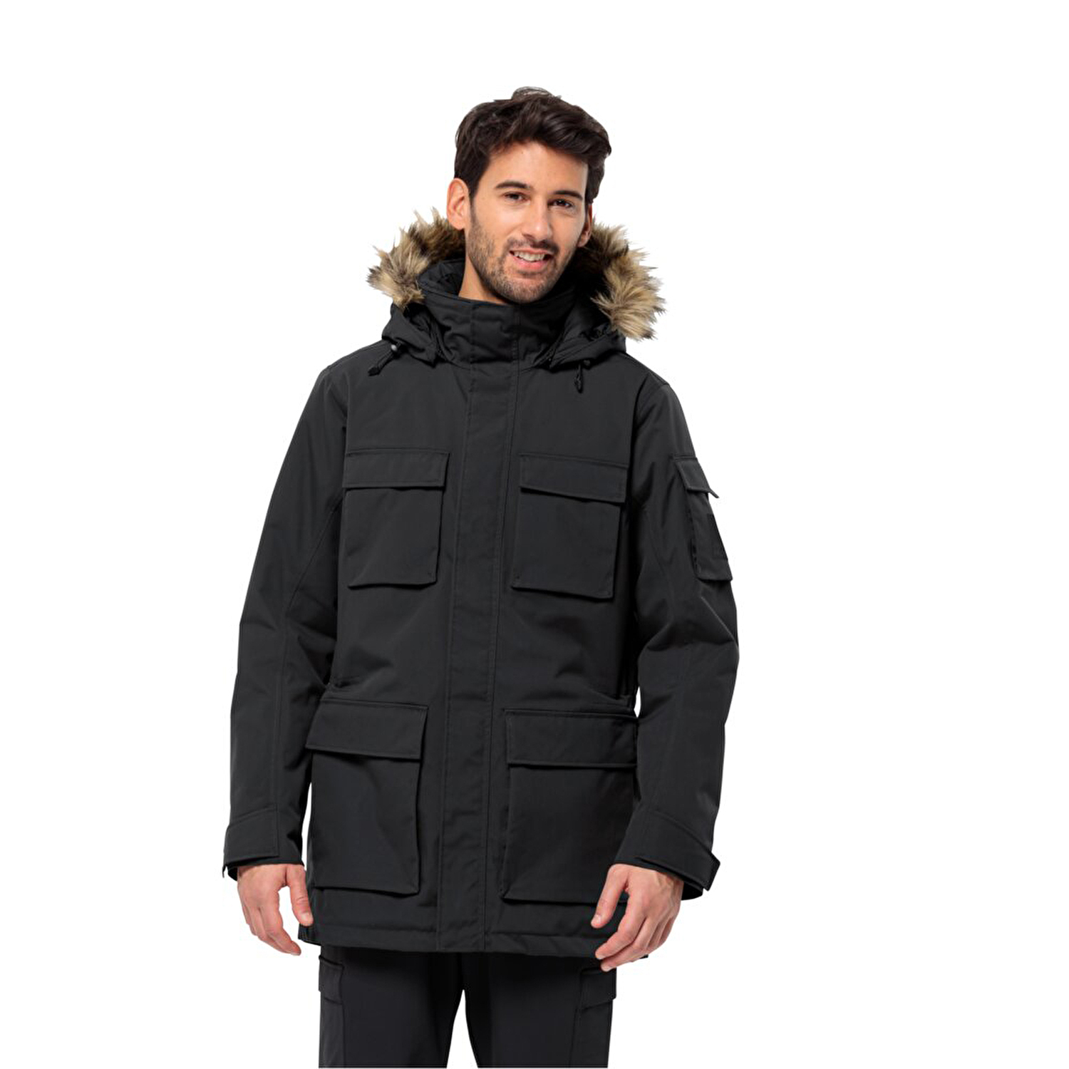 Jack Wolfskin Erkek Siyah Jack Wolfskin Glacier Canyon Parka 11076746000JW6000JWL The Moose Bay