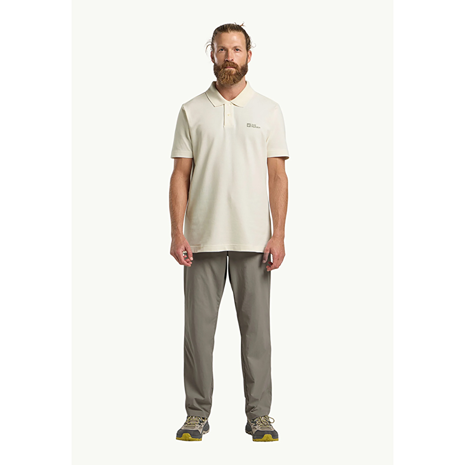 Jack Wolfskin Essential Erkek Kısa Kollu Polo T-Shirt