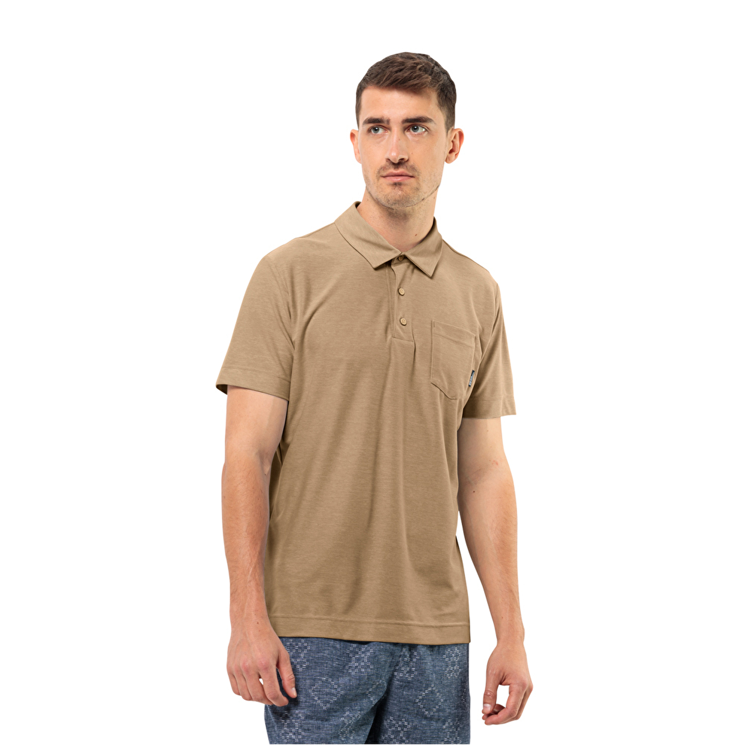 Jack Wolfskin Terral Erkek Kısa Kollu Polo T-Shirt