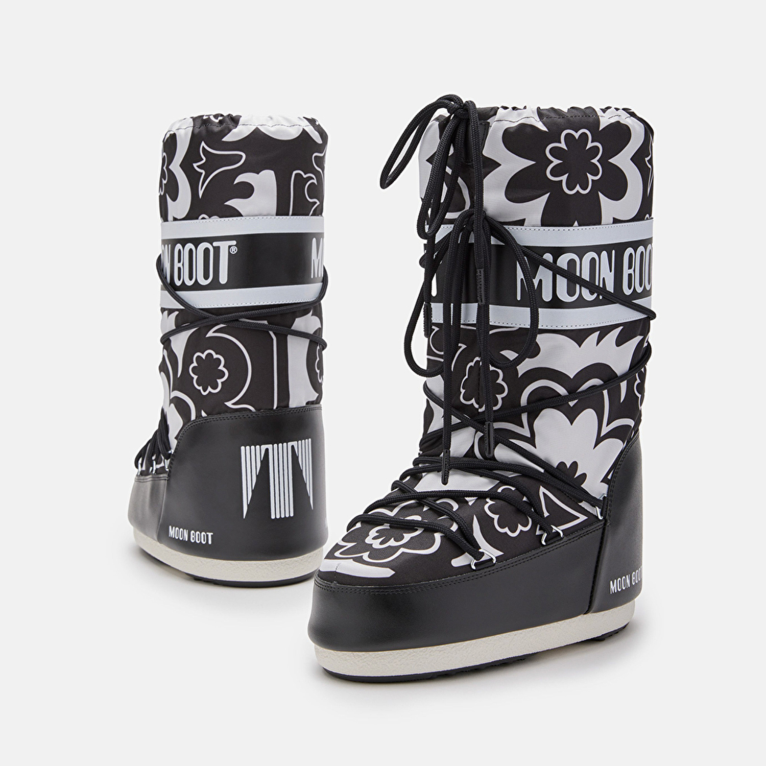 Moon Boot Icon Flower Kadın Uzun Bot