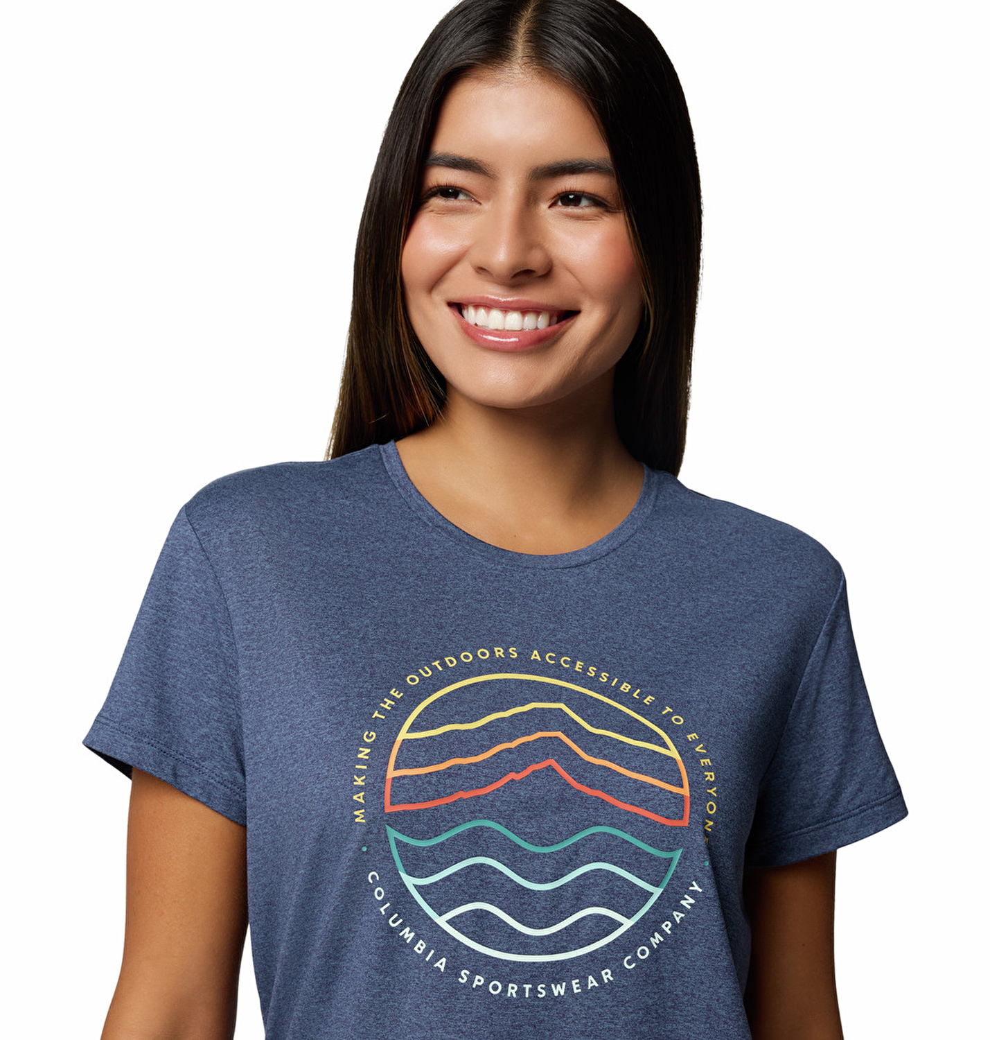Sloan Ridge Graphic Kadın Teknik Kısa Kollu T-Shirt