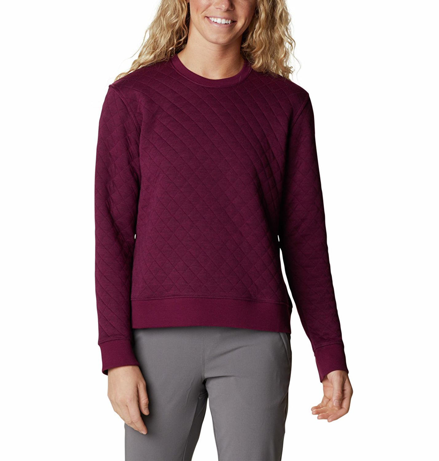 Columbia Lodge Quilted Crew Kadın Polar Üst