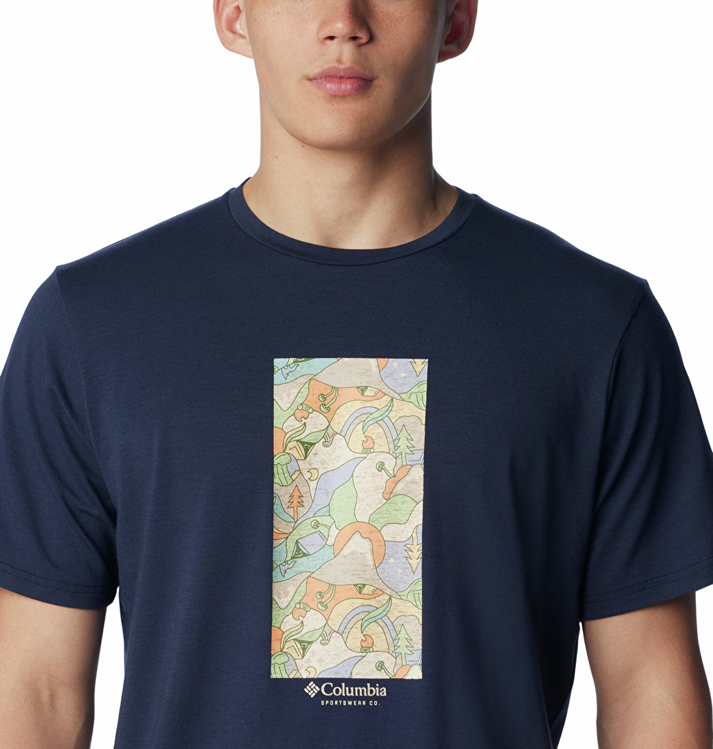 Sun Trek Graphic Erkek Teknik Kısa Kollu T-Shirt