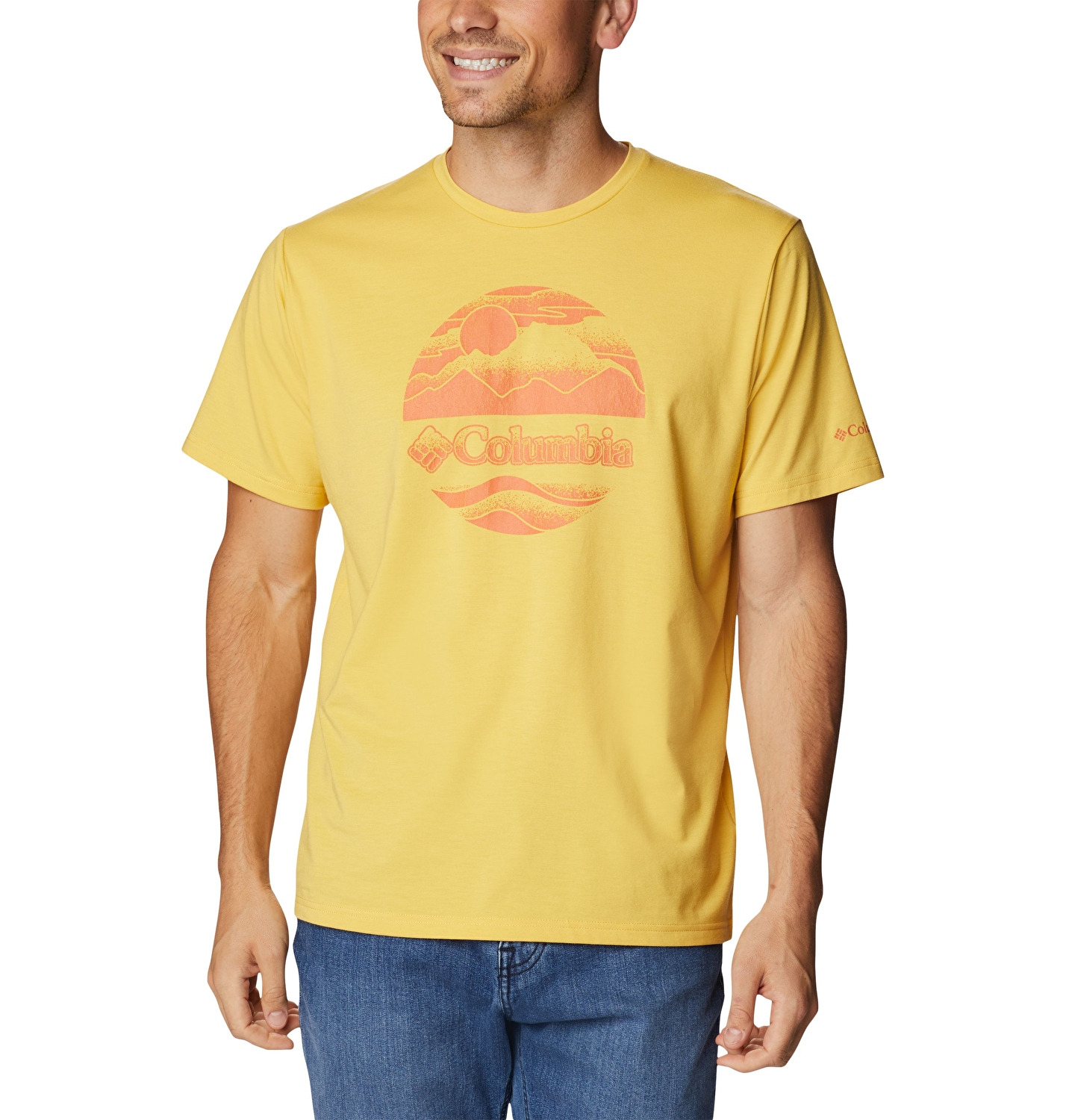 Sun Trek Graphic Erkek Kısa Kollu Teknik Üst