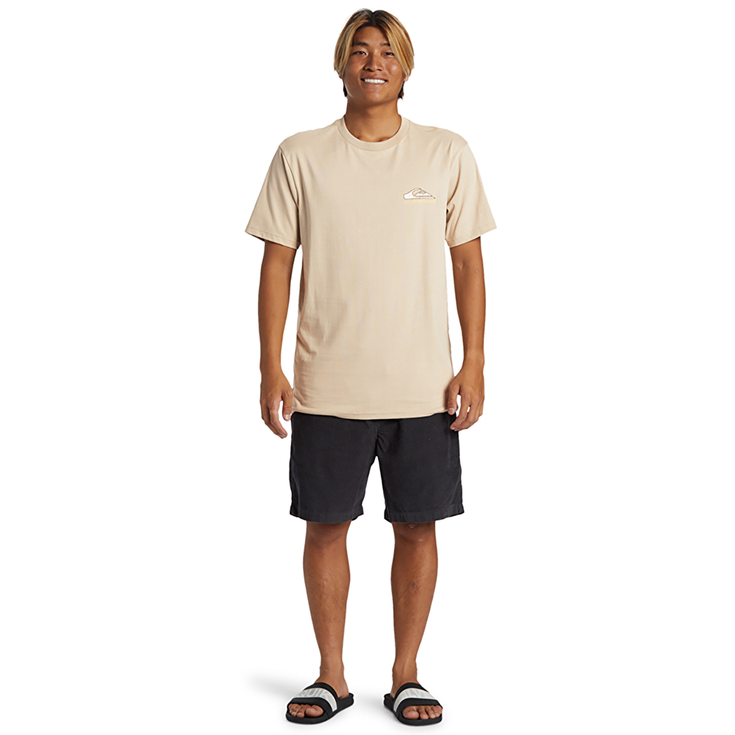Quiksilver Step Up Mor Erkek Kısa Kollu T-Shirt