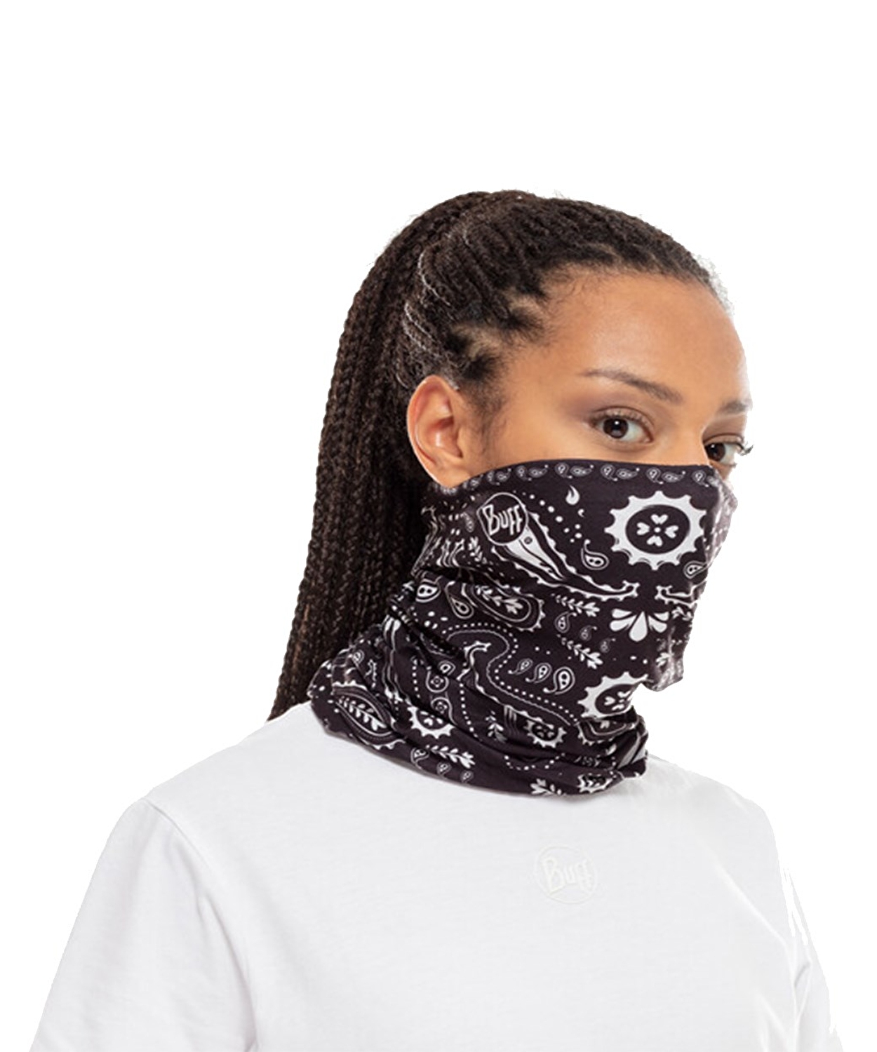 Original Ecostretch New Cashmere Black Unisex Bandana