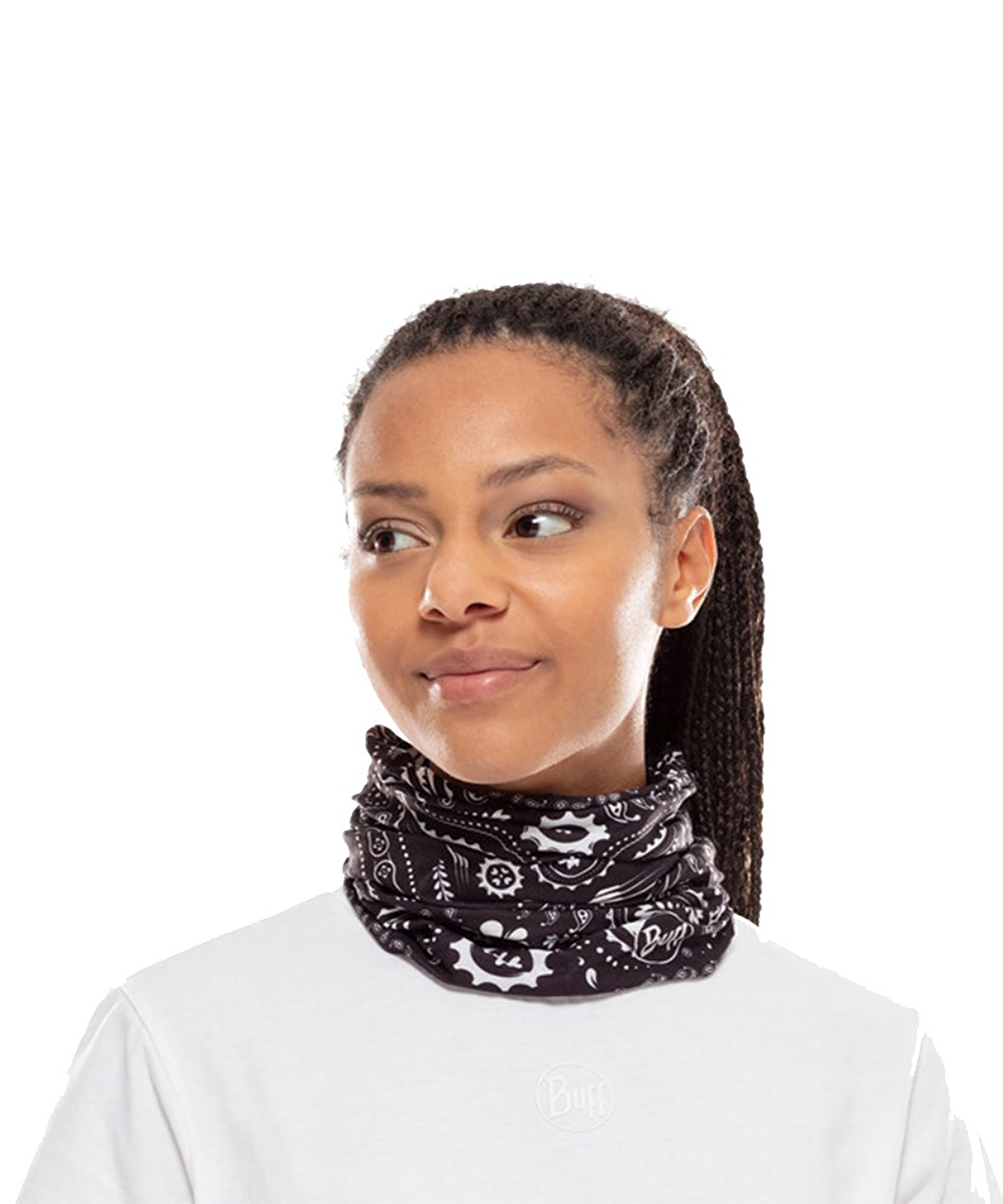 Original Ecostretch New Cashmere Black Unisex Bandana