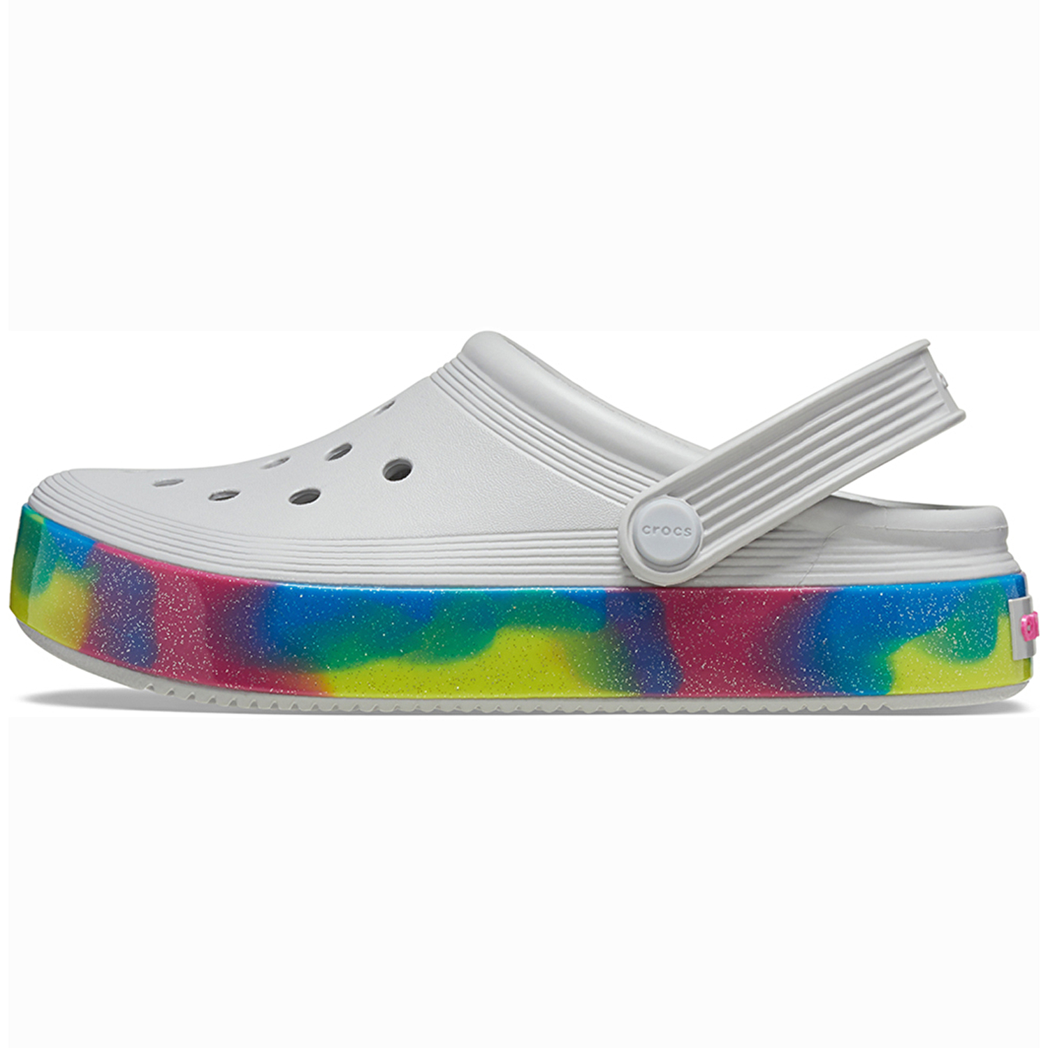 Crocs Off Court Glitter Band Çocuk Terlik