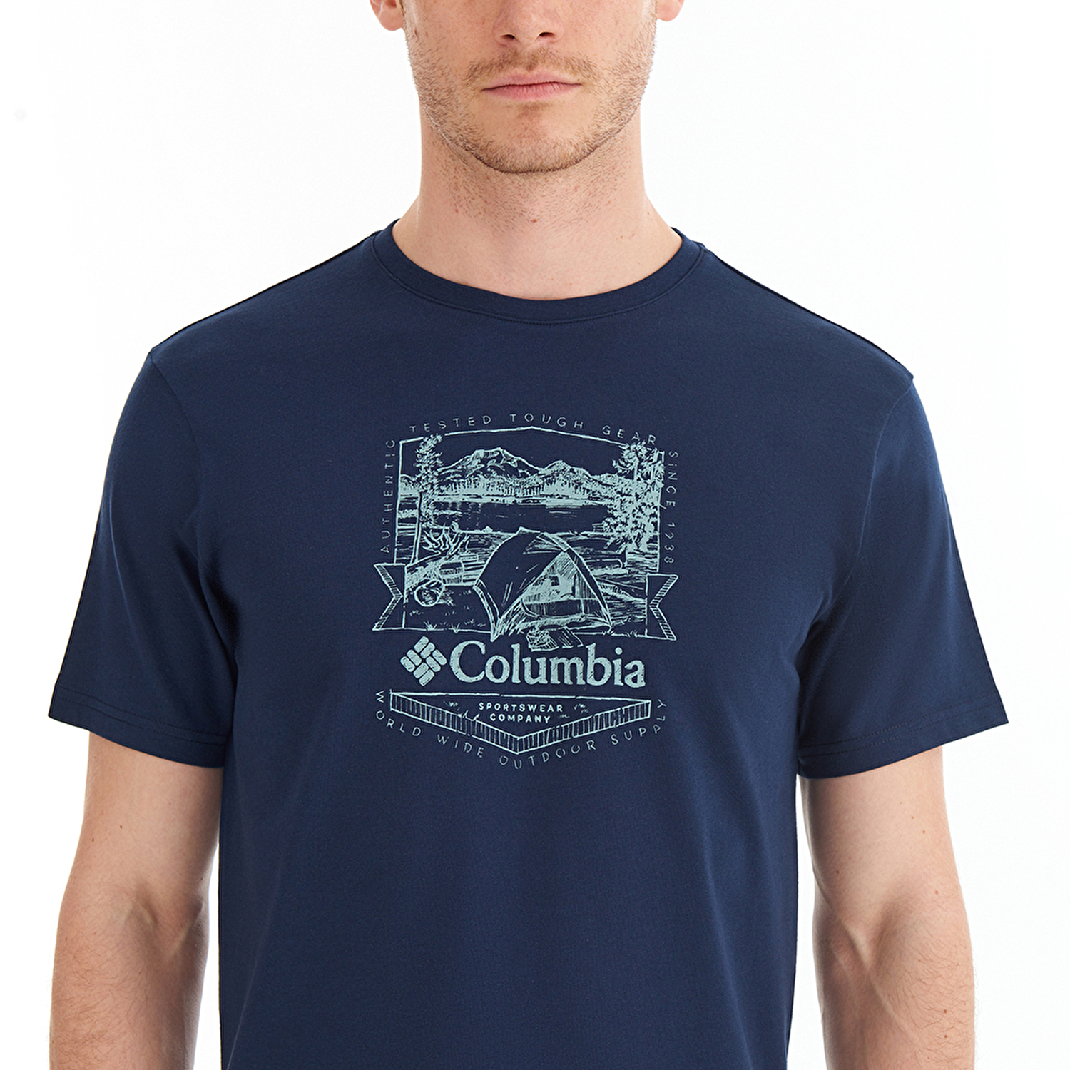 CSC Lakeside Badge Erkek Kısa Kollu T-Shirt