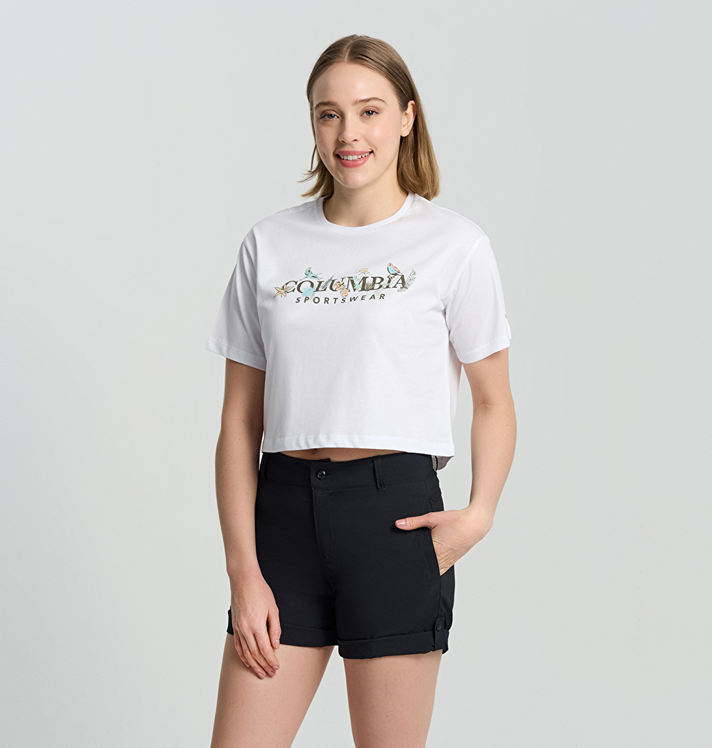 CSC Outback Crittters Crop Kadın Kısa Kollu T-Shirt
