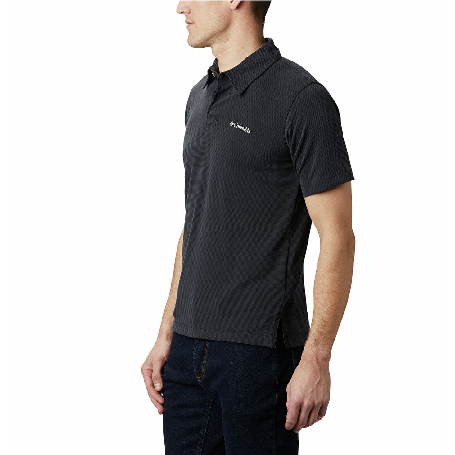 Columbia Erkek K sa Kollu Polo T Shirt The Moose Bay