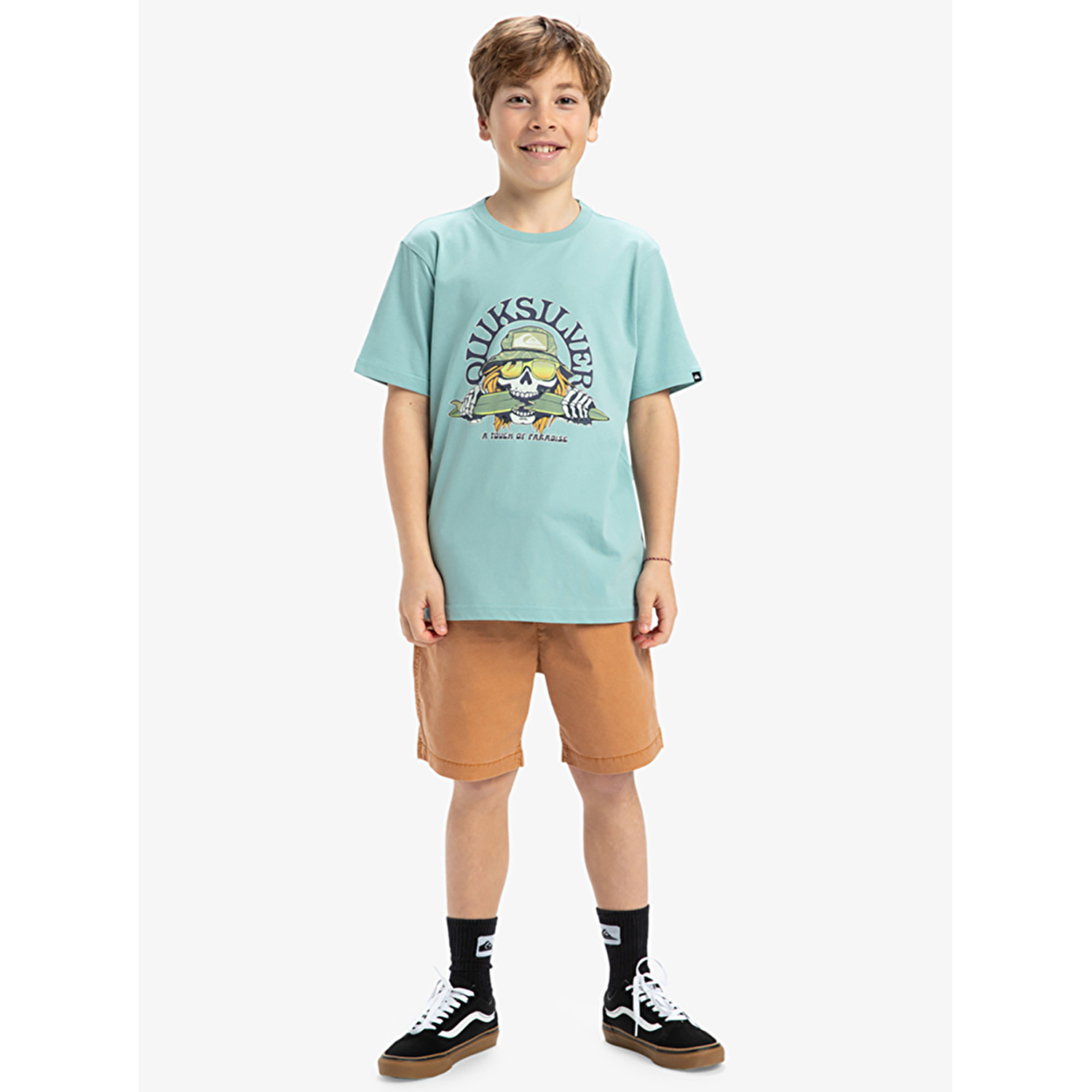 Quiksilver Ev Skull Feast Çocuk Kısa Kollu T-Shirt