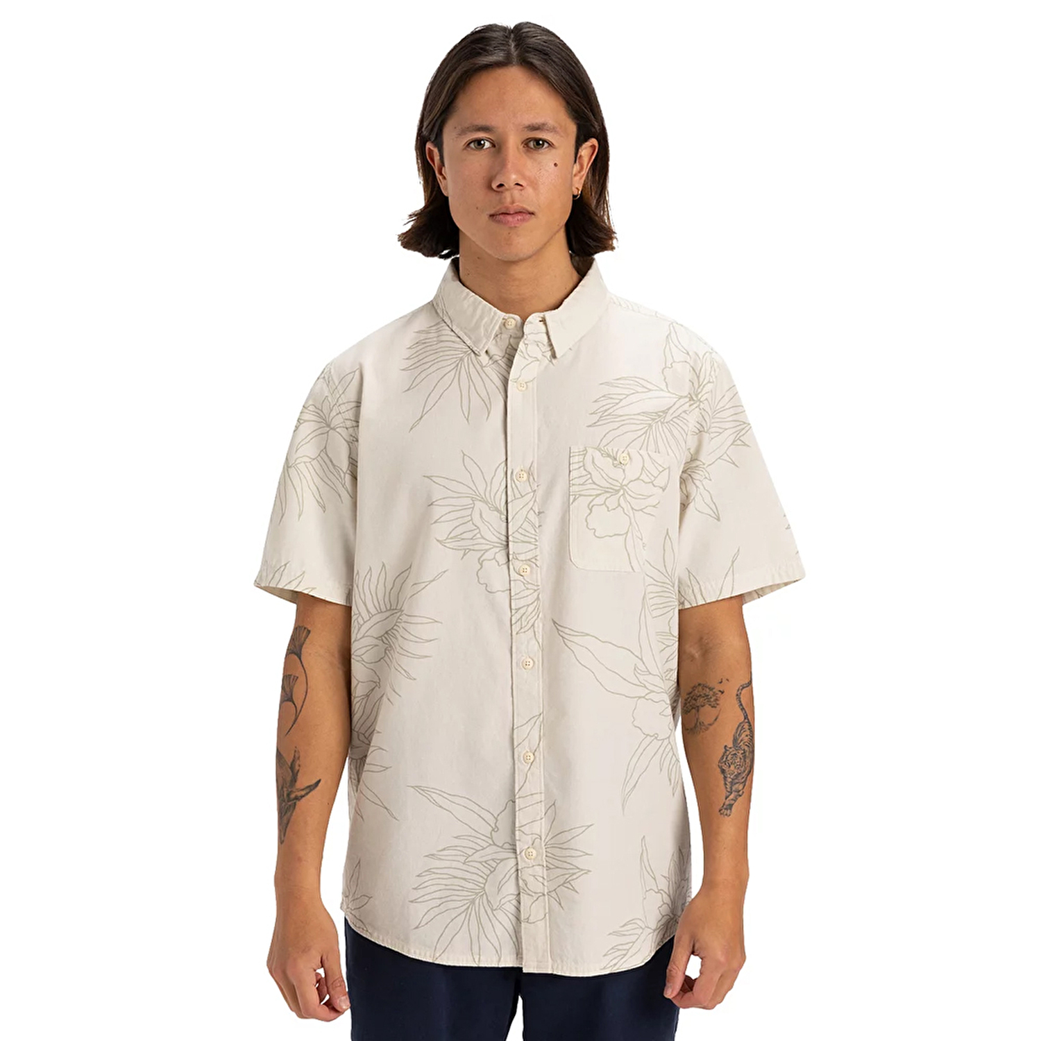Quiksilver Gawanhill Erkek Kısa Kollu Gömlek