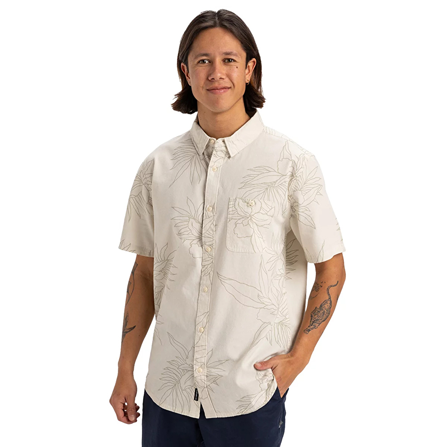 Quiksilver Gawanhill Erkek Kısa Kollu Gömlek