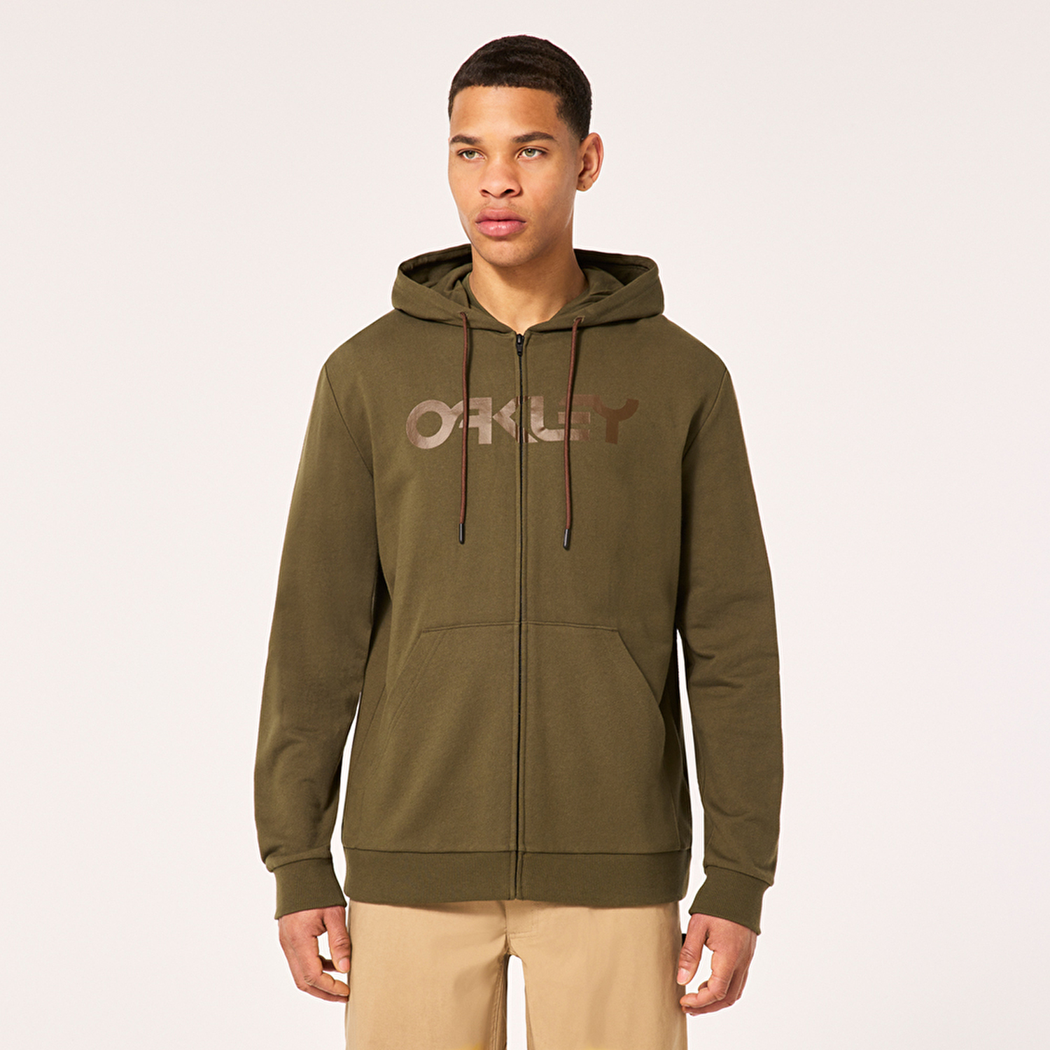 Oakley Teddy Full Zip Erkek Kapüşonlu Sweatshirt