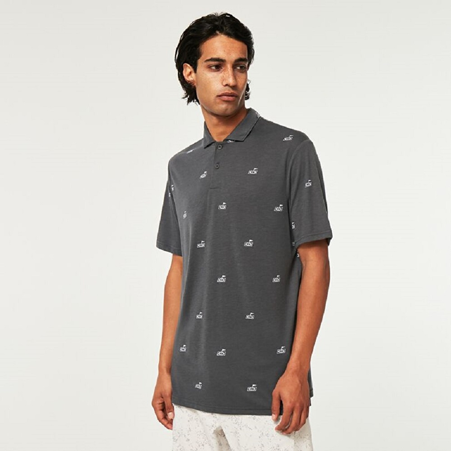 Oakley Golf Flag Erkek Kısa Kollu Polo T-Shirt
