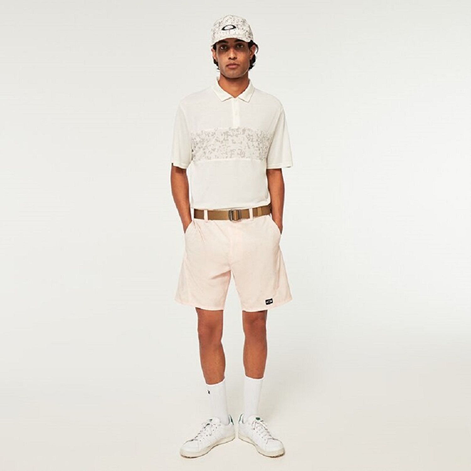 Oakley Sand Print Erkek Kısa Kollu Polo T-Shirt