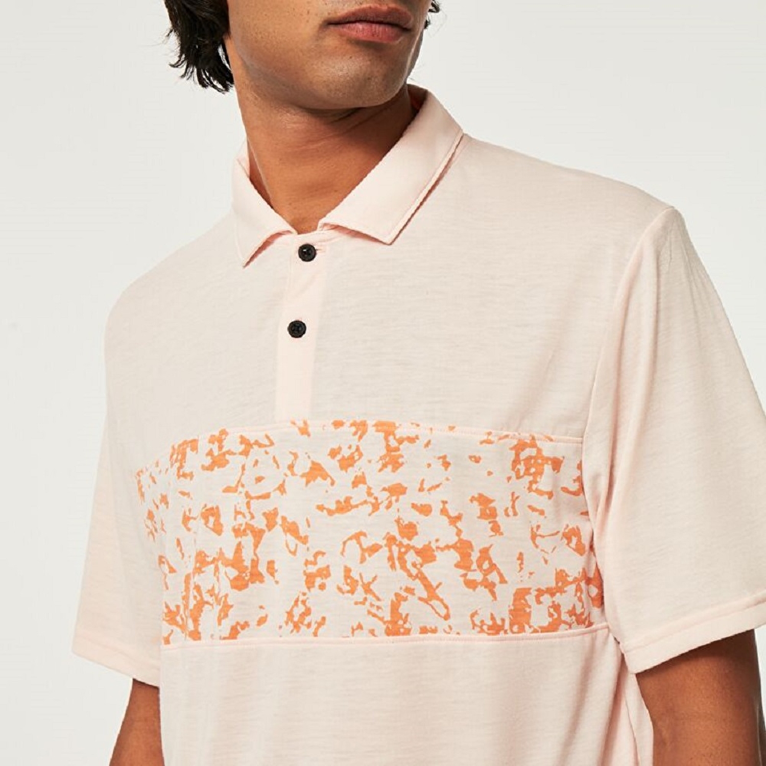 Oakley Sand Print Erkek Kısa Kollu Polo T-Shirt