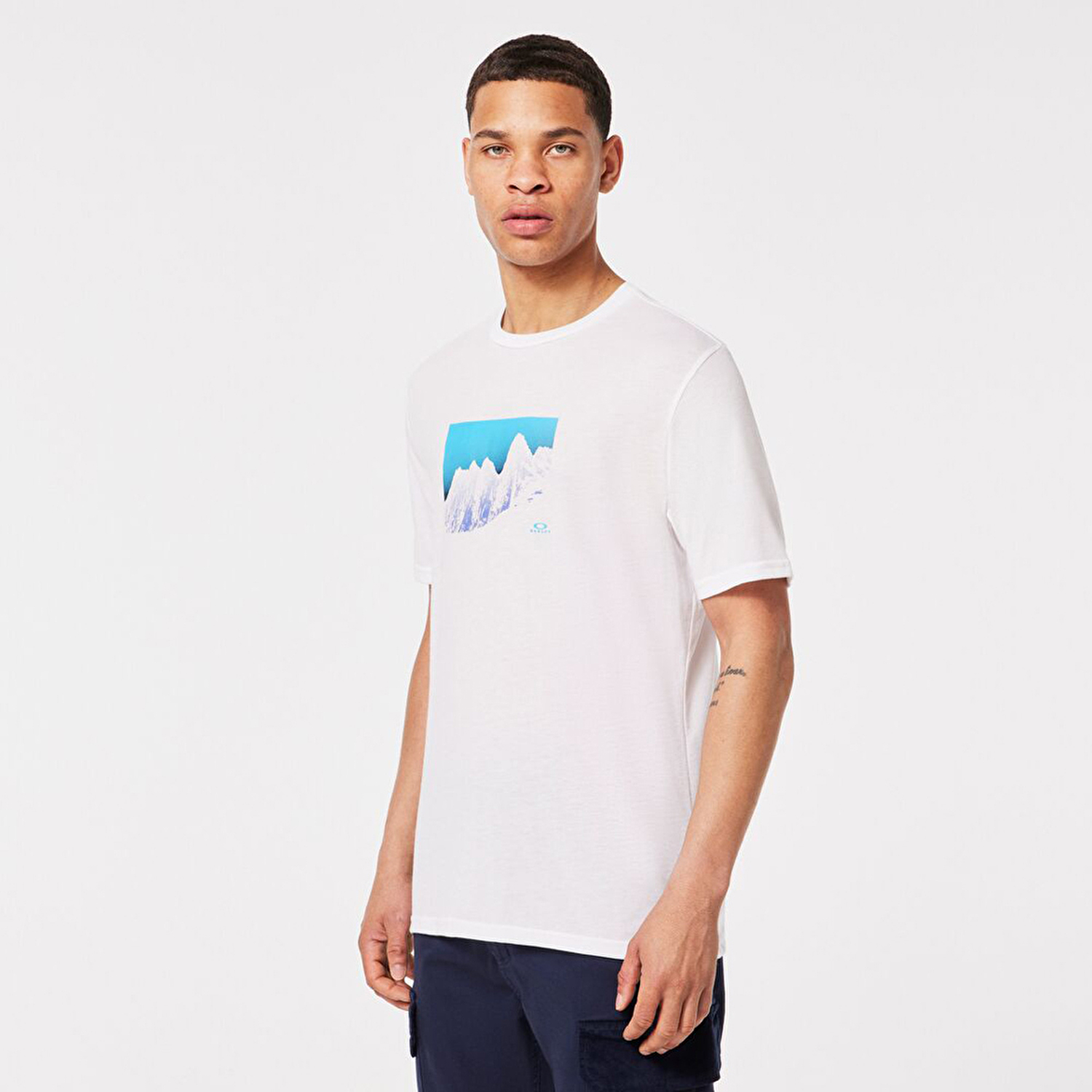 Oakley Snow Caps Erkek Kısa Kollu T-Shirt