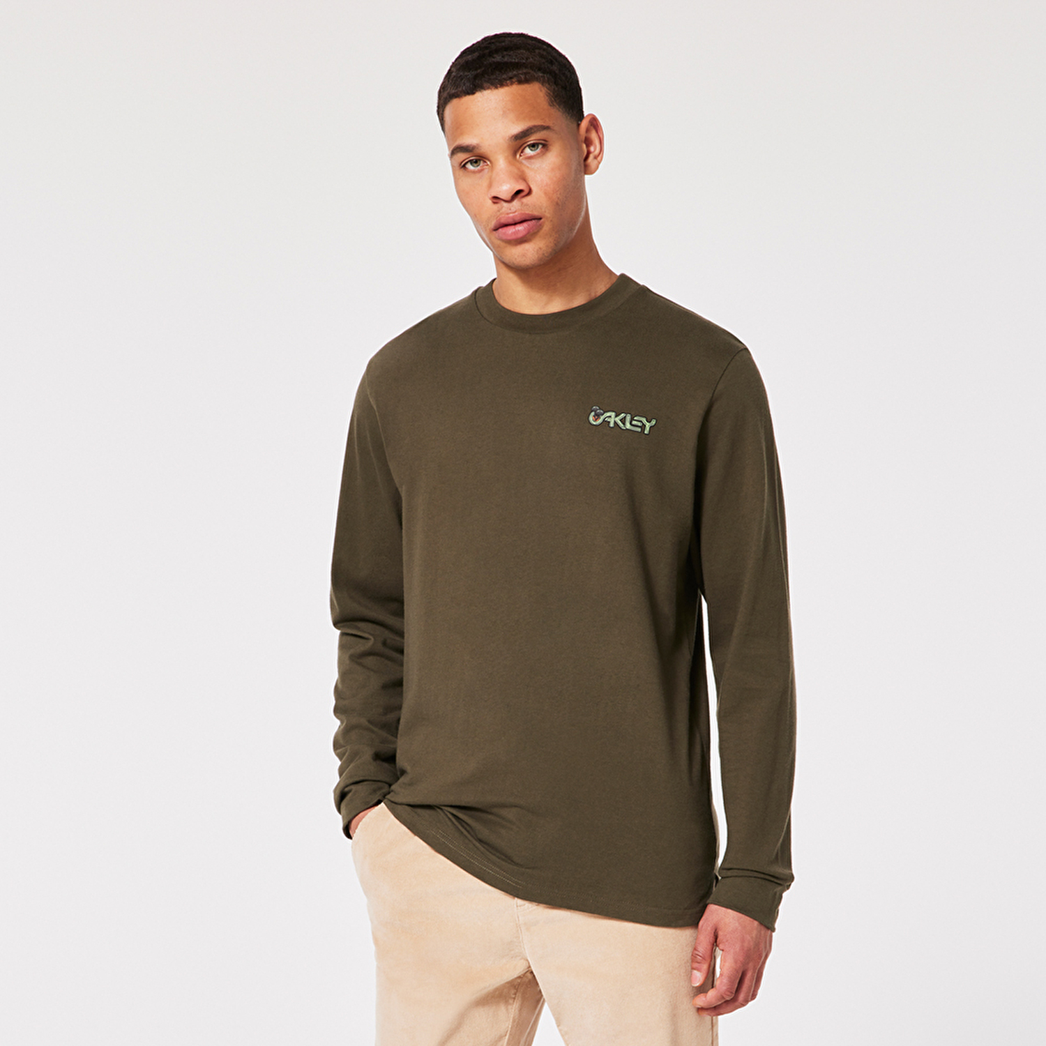 Oakley Agaricus Nassa Ls Crew Erkek Uzun Kollu T-Shirt