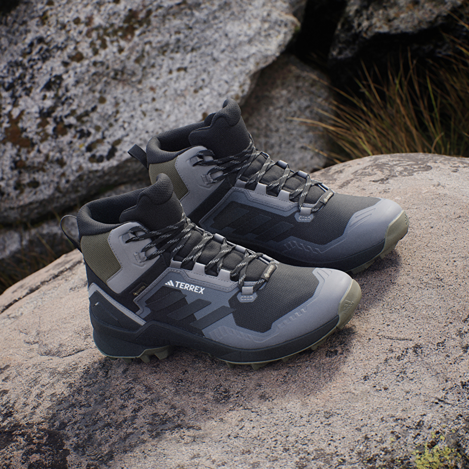 Adidas Erkek Siyah Adidas Terrex Swift R3 Mid GTX K sa Bot ID0877SYHSYH42 The Moose Bay