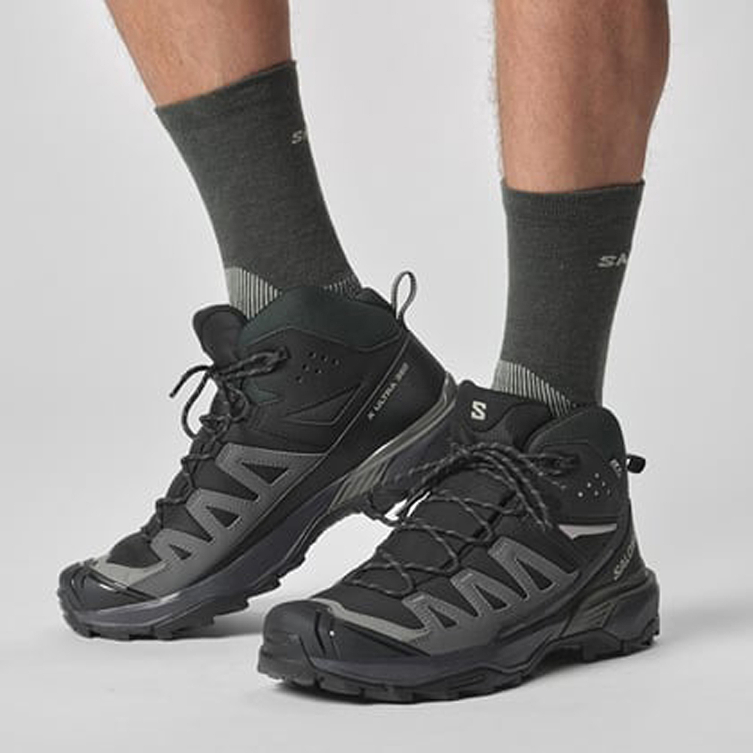 Salomon X Ultra Access Crew 2-Pack R+L Unisex Uzun Çorap