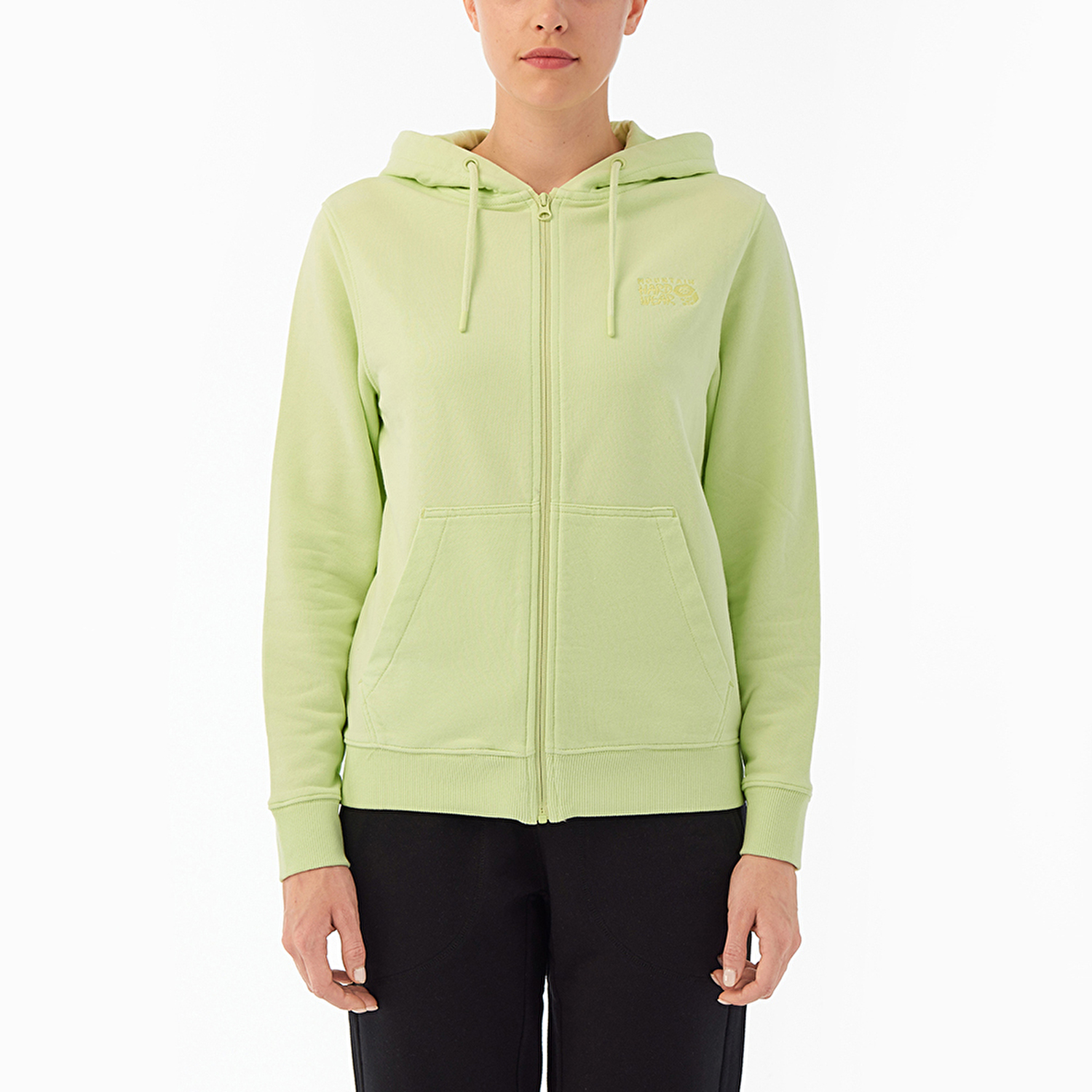 MHW Logo Kadın Kapüşonlu Fermuarlı Sweatshirt