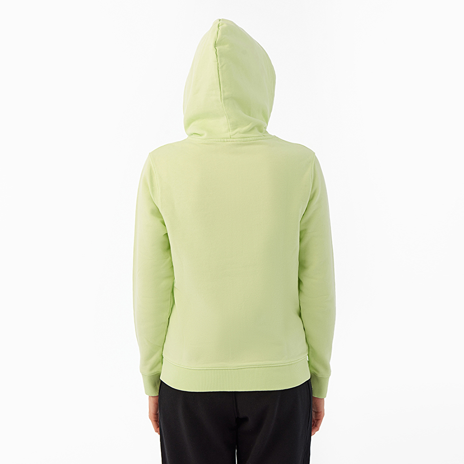 MHW Logo Kadın Kapüşonlu Fermuarlı Sweatshirt