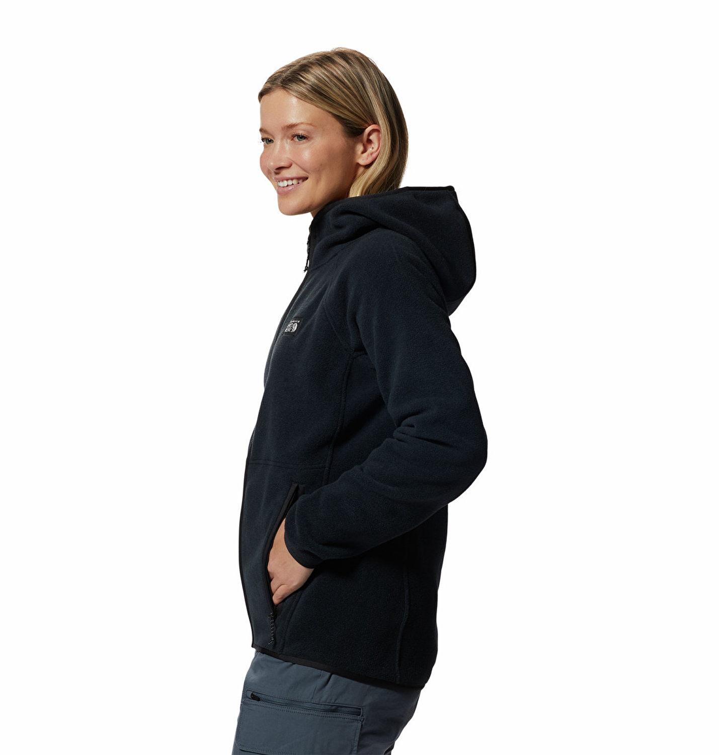 Polartec Double Brushed Full Zip Hoody Kadın Polar Üst