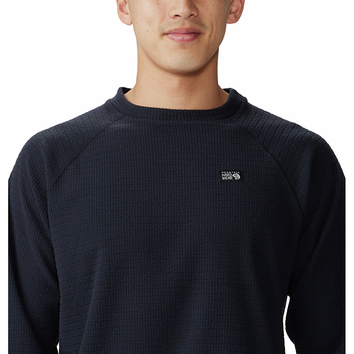 Summit Grid Long Sleeve Crew Erkek Sweatshirt