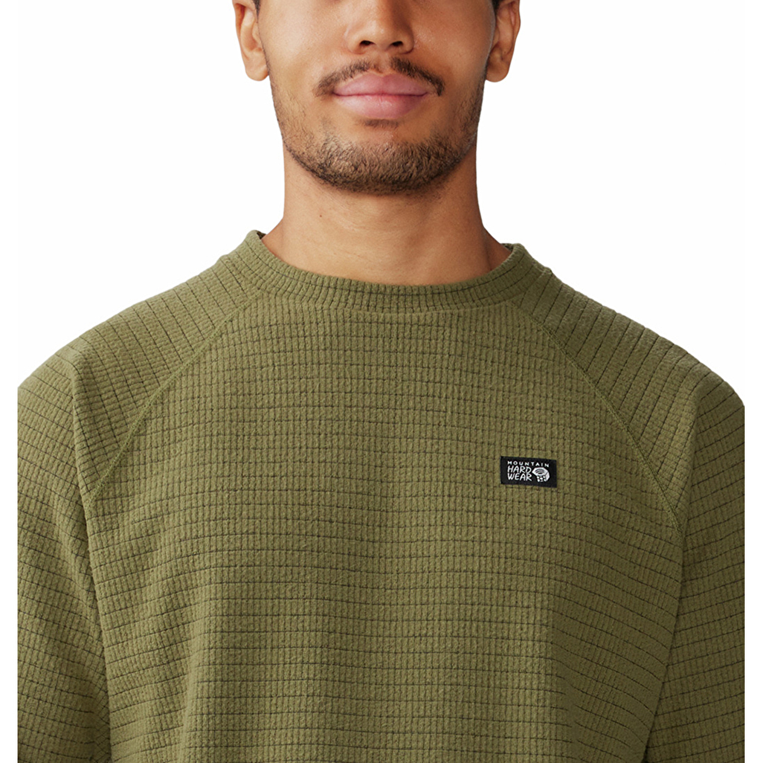 Summit Grid Long Sleeve Crew Erkek Sweatshirt