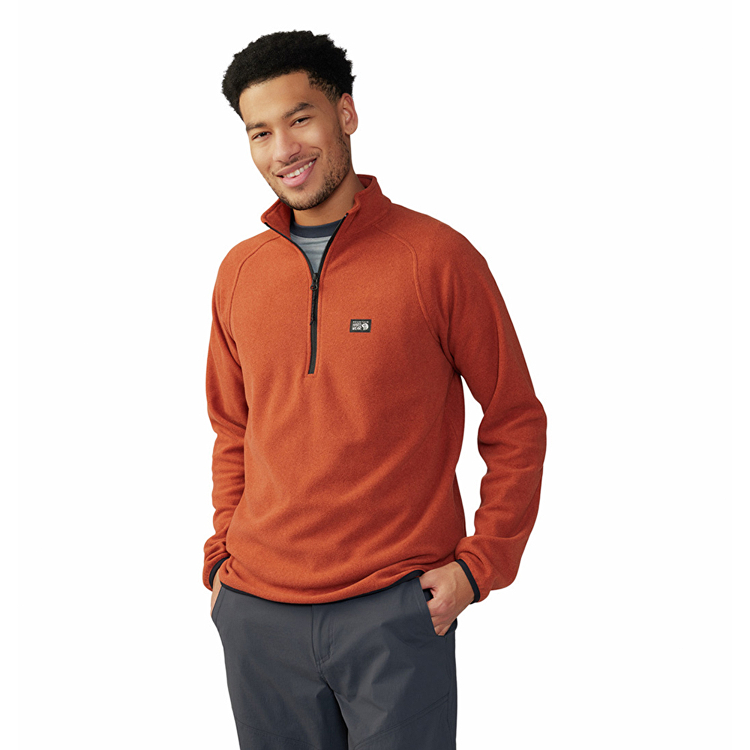 Microchill 1/4 Zip Pullover Erkek Polar Üst