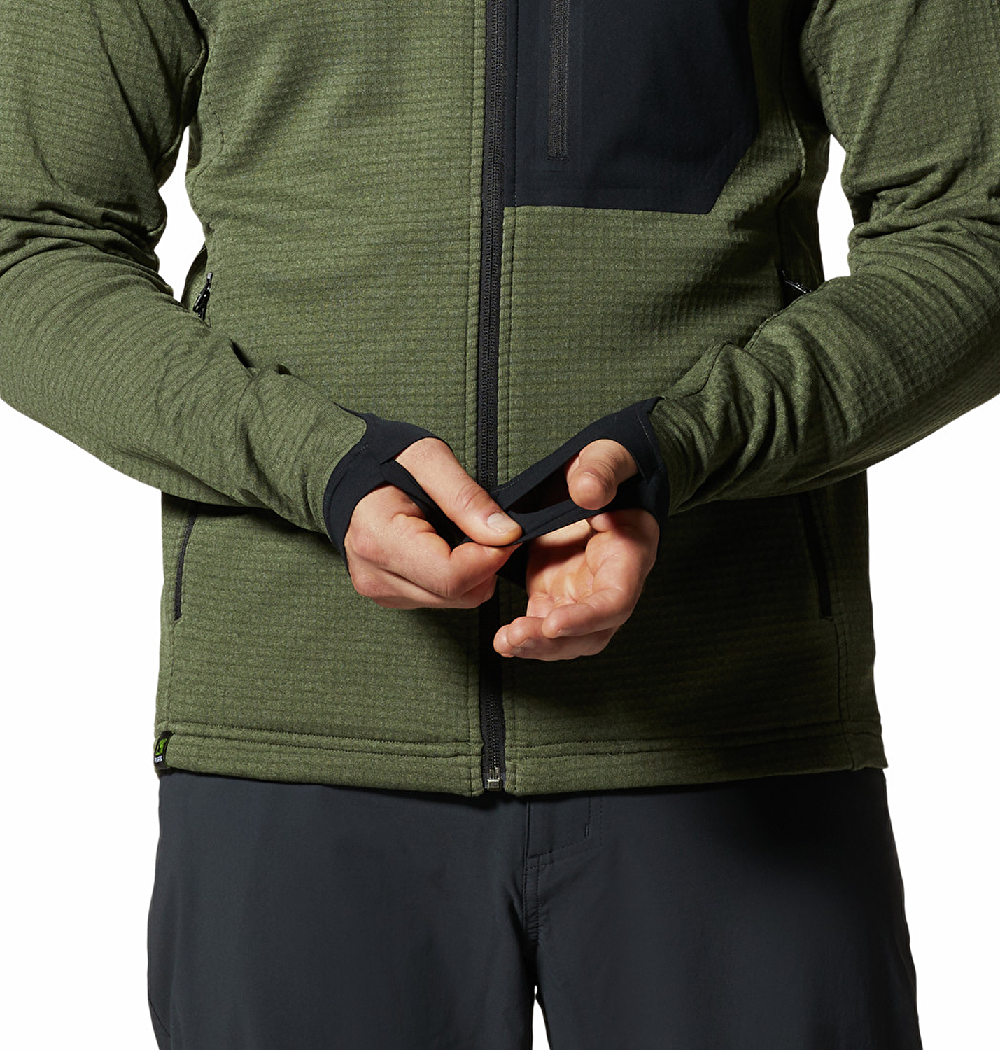 Polartec Power Grid Full Zip Erkek Polar Üst