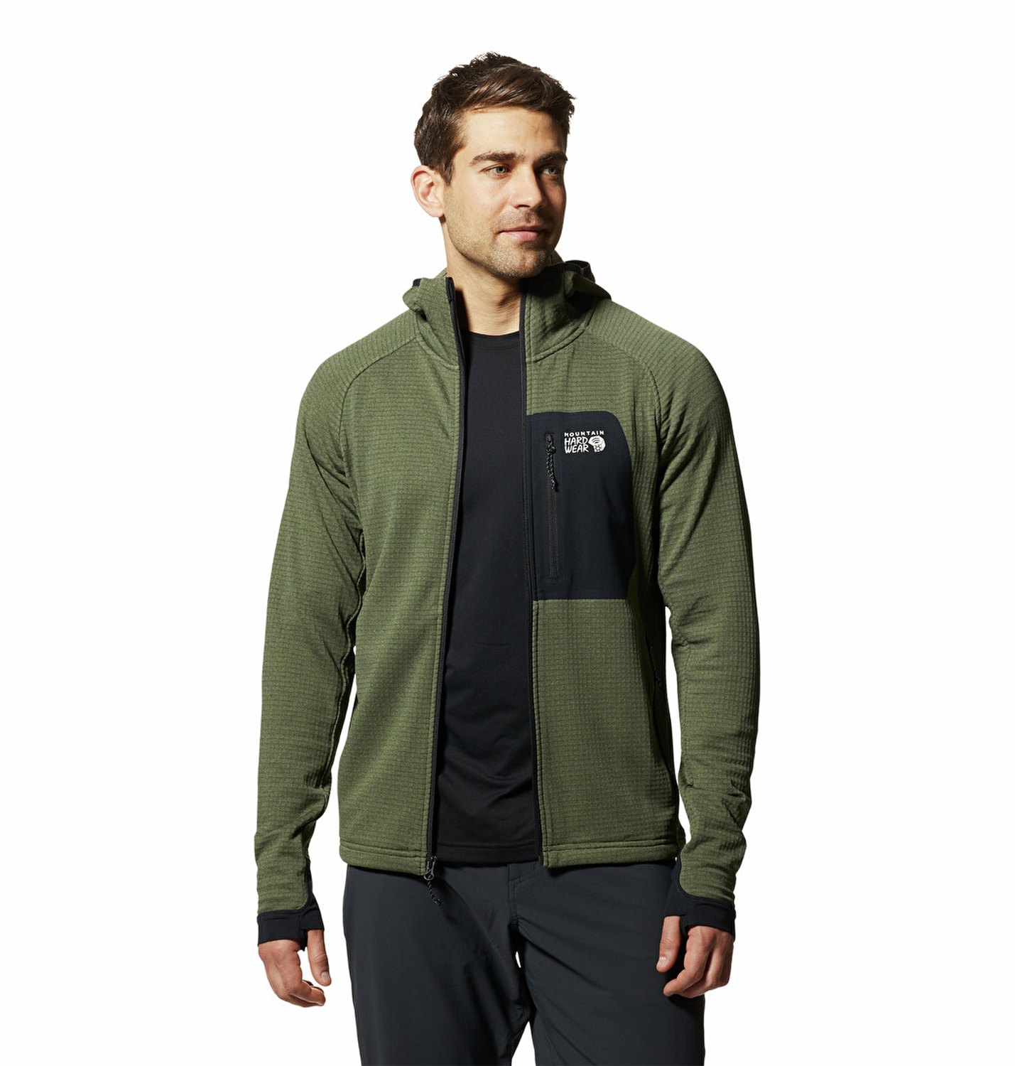 Polartec Power Grid Full Zip Erkek Polar Üst