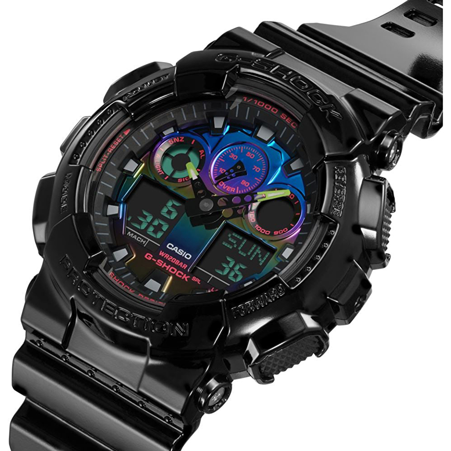 Casio GA-100RGB-1ADR Kadın Kol Saati
