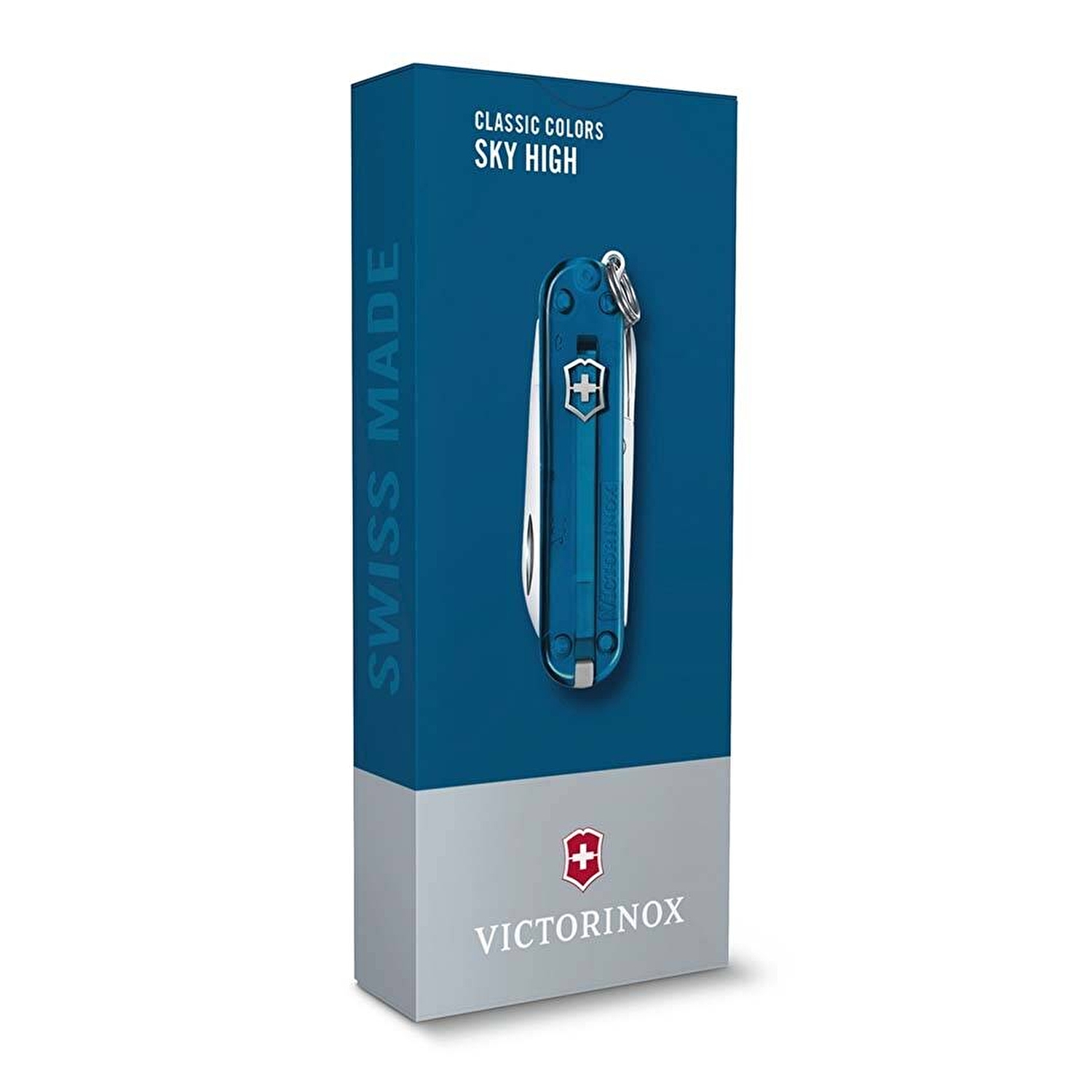 Victorinox Çakı Classic Sky High Şeffaf Mavi Kutuda