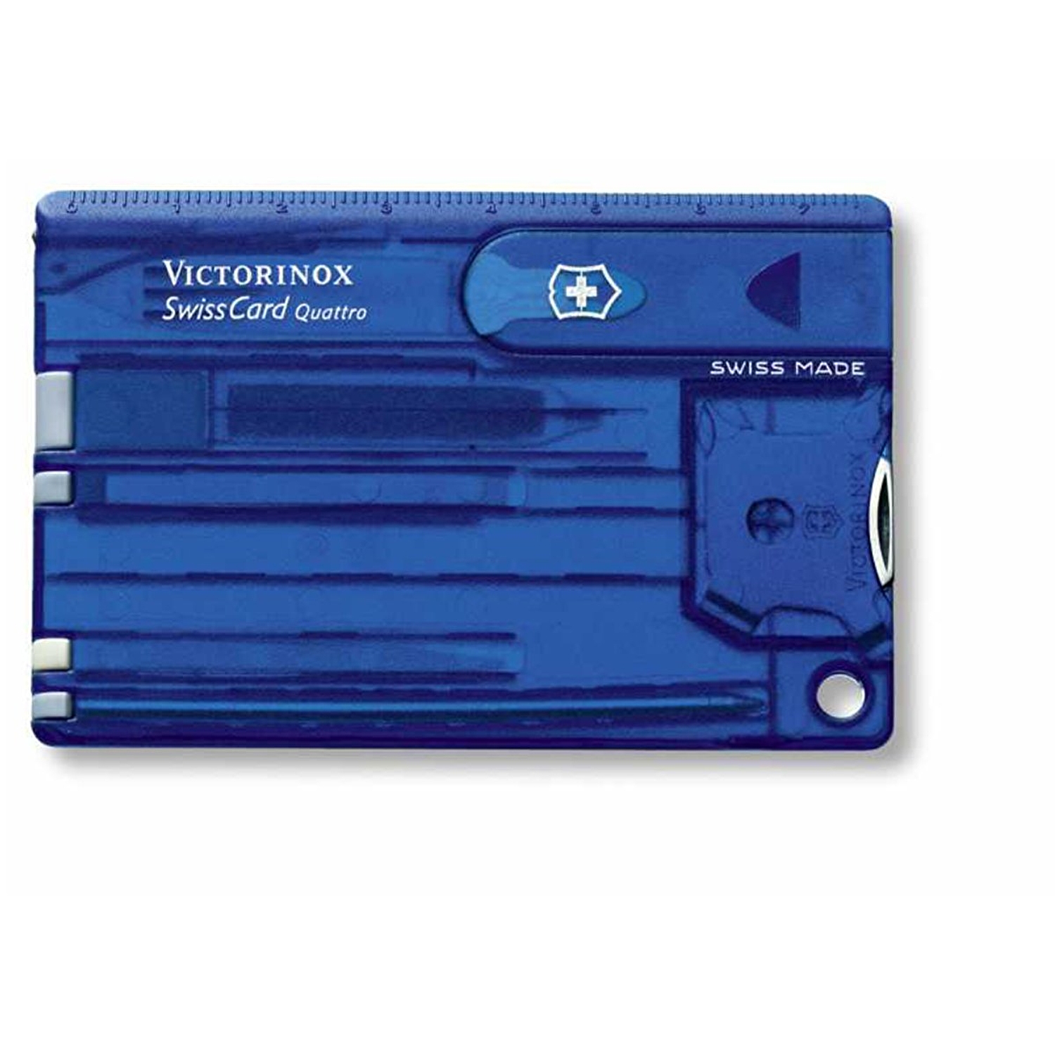 Swisscard Şeffaf  Mavi Çakı
