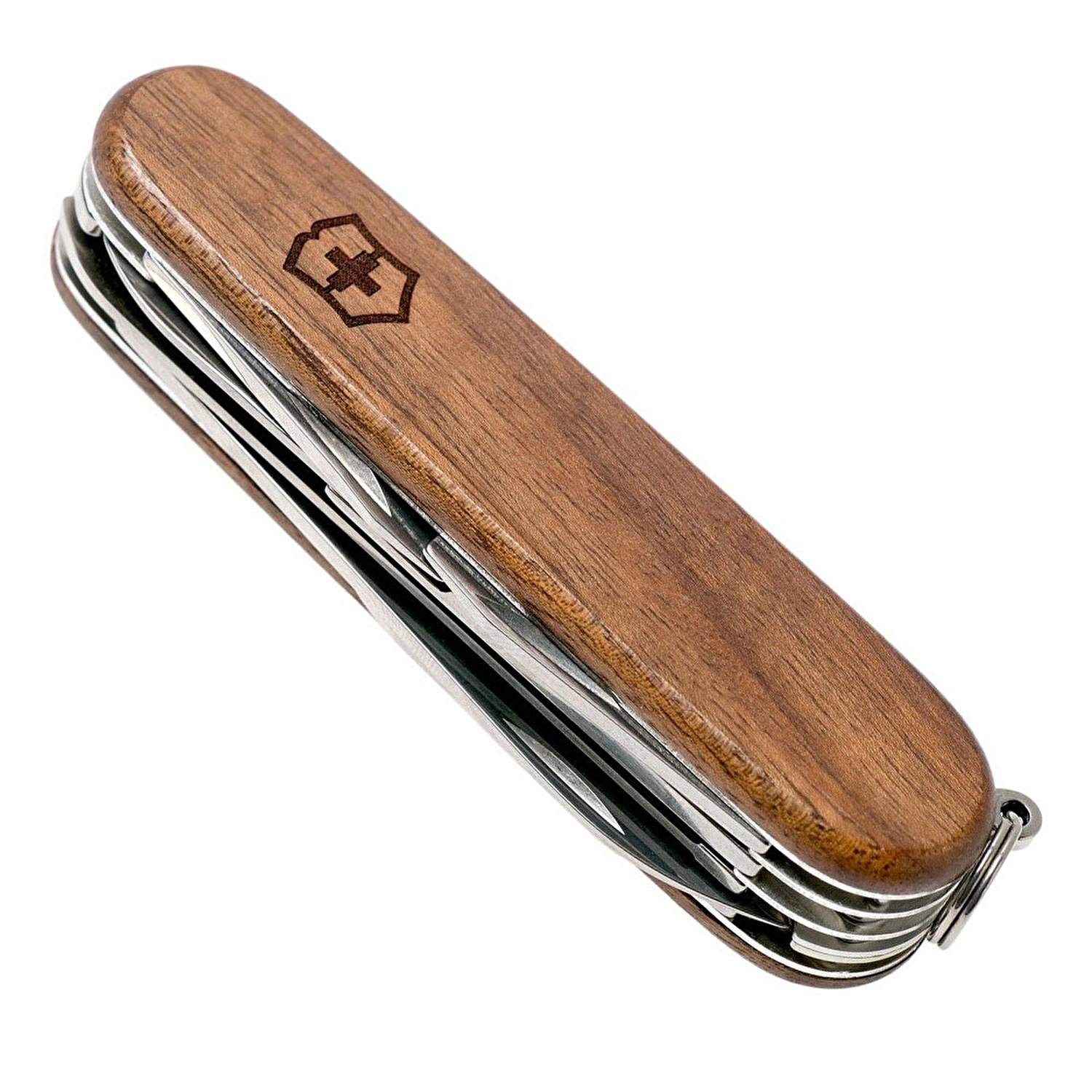 Victorinox Huntsman 91 mm Ceviz Ağacı Yüzeyli Çakı