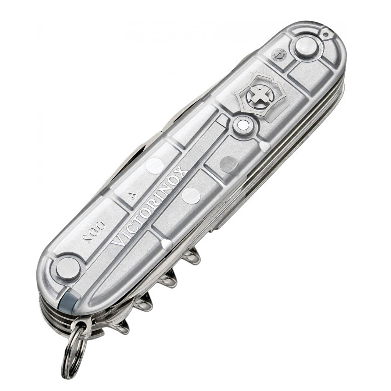 Victorinox Huntsman Silvertech Şeffafaf Gümüş Çakı