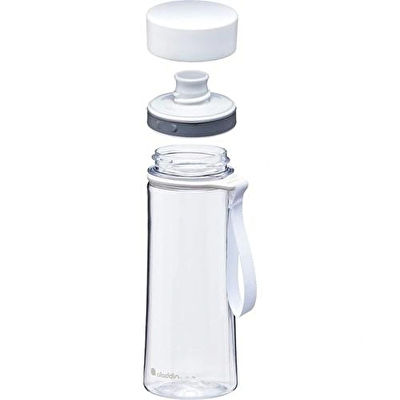 Aladdin Aveo Water Bottle 0.35L Clear&amp;Grey  Matara