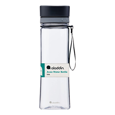 Aladdin Aveo Water Bottle 0.6L Clear&amp;Grey  Matara
