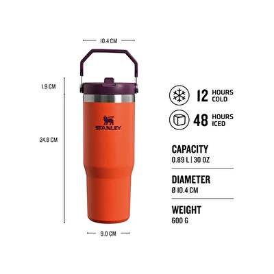 Stanley 0.89L The Iceflow Pipetli Termos Bardak