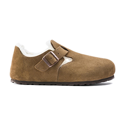 Birkenstock London Shearling Süet Deri Ayakkabı