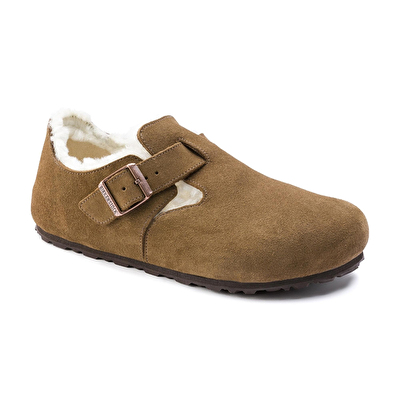 Birkenstock London Shearling Süet Deri Ayakkabı