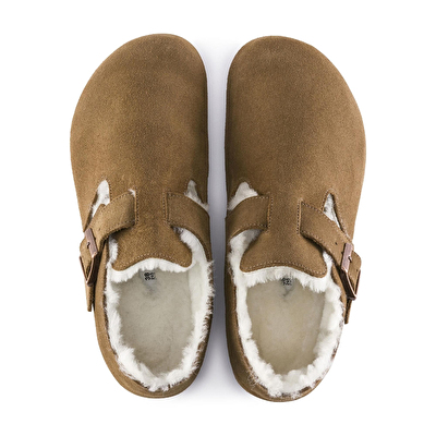 Birkenstock London Shearling Süet Deri Ayakkabı