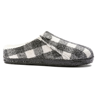 Zermatt Kids Fe Shearling Plaid Cocuk Terlik