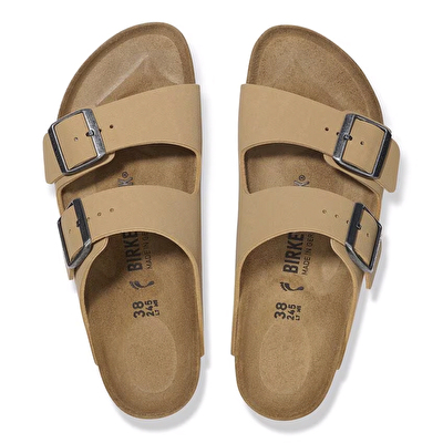 Birkenstock Kadın Koyu Bej Birkenstock Arizona BF Nubuk Deri